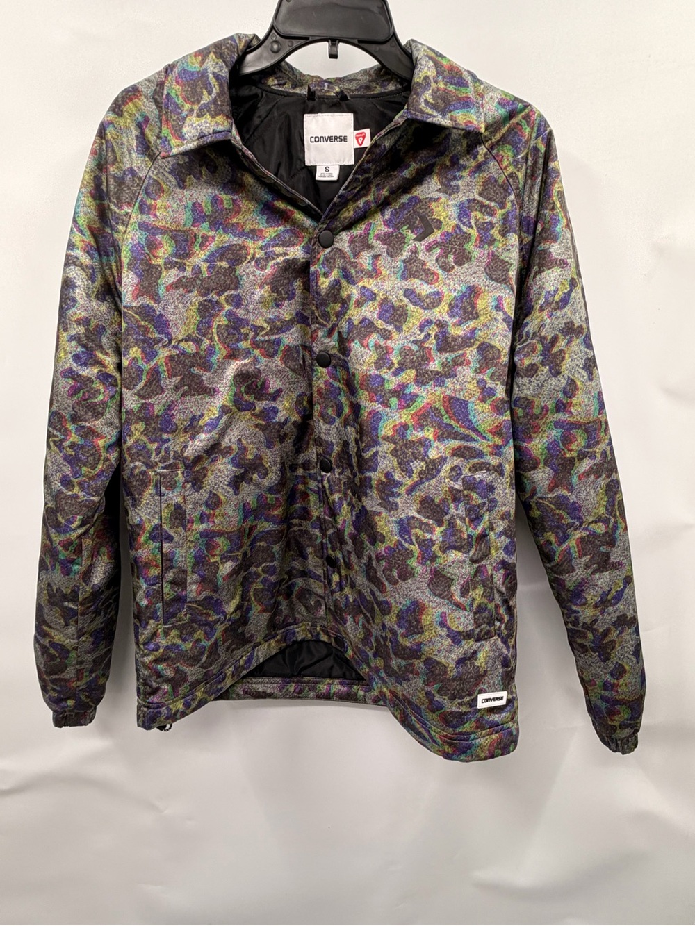 Converse Iridescent Camo Coach Jacket women’s size small